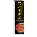 5' x 20' Vertical Outdoor Pole Banners for Poles with Internal Halyard